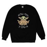Φούτερ απλό Μπέιμπι yoga Ma;yro
