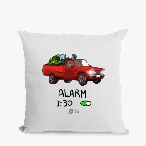 Φωτογραφία από Μαξιλάρι βαμβακερό Alarm